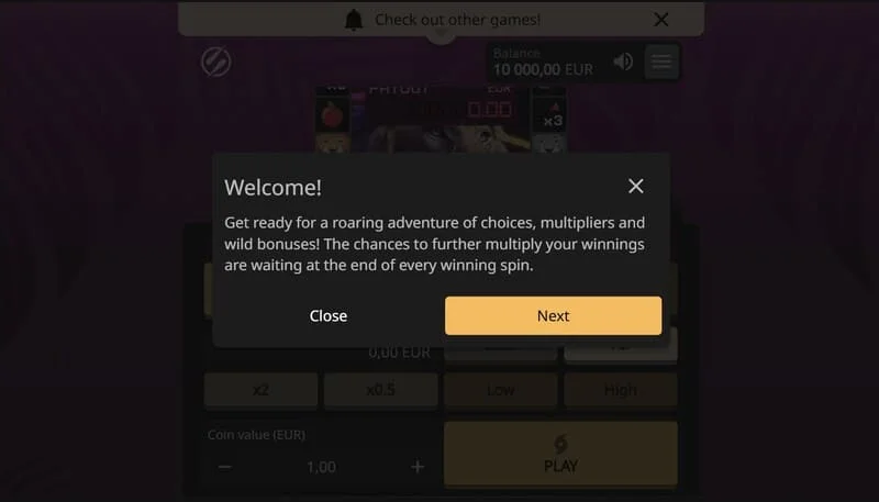 Lion Zama Fruits Bonus Spins – aktivní sezení s klasickými ovocnými symboly a 777