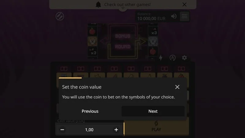 Lion Zama Fruits Bonus Spins – spuštění Bonus Spins, režimu typického pro tuto sérii